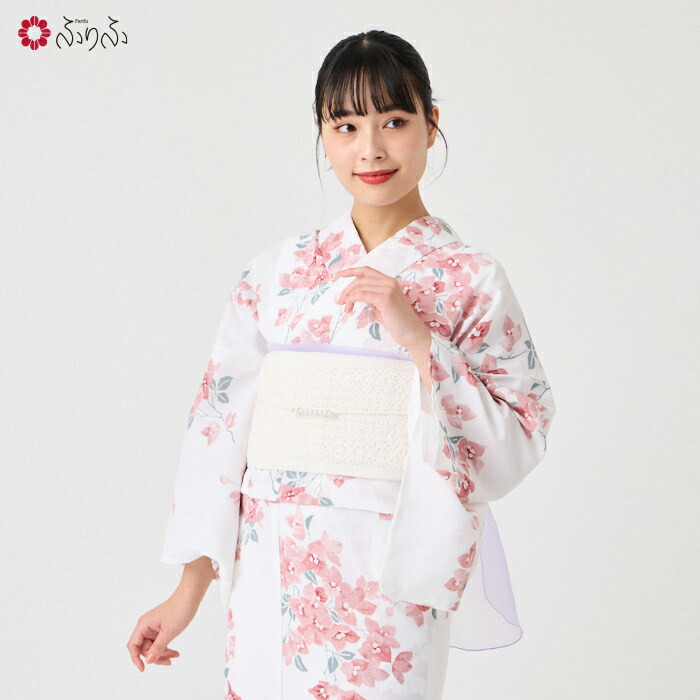 楽天市場】【セール30%オフ】浴衣単品「 撫子 」公式 ふりふ 浴衣