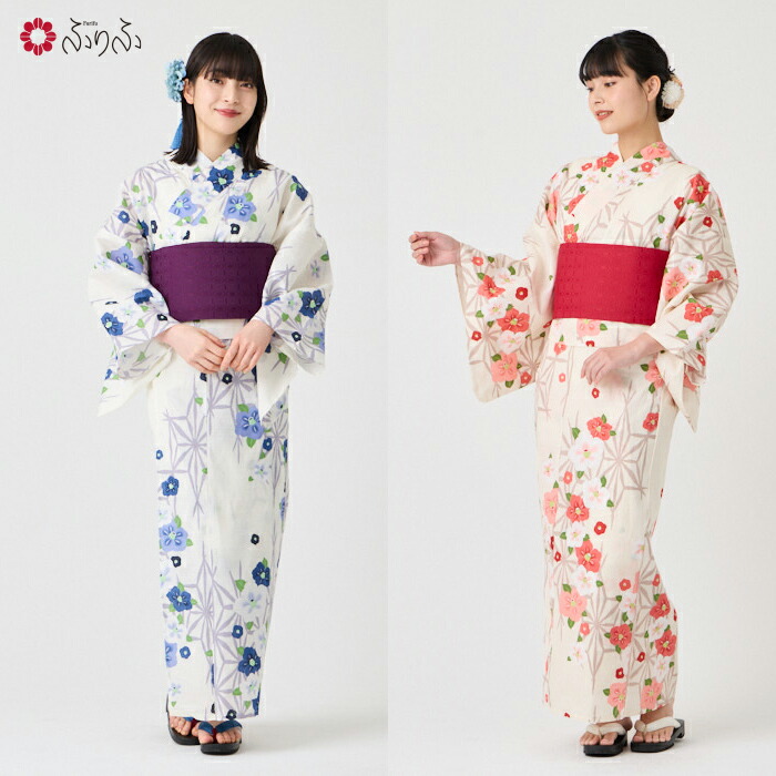楽天市場】【WEB限定】浴衣3点セット（浴衣「ハナウタ・夏空花火」+