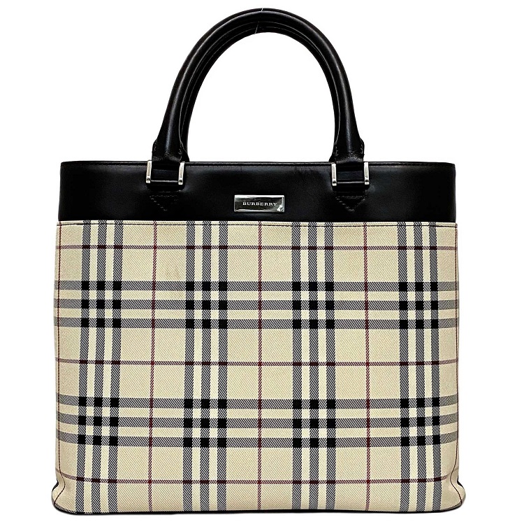 ファスナー BURBERRY バッグ キャンパス×レザー の通販 by ふなこふ