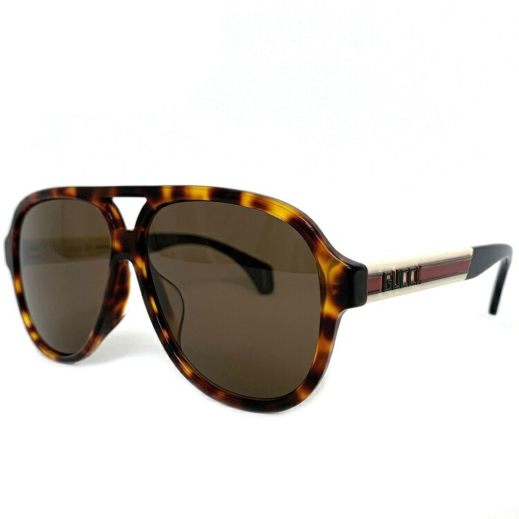 サングラス 送料無料 グッチ サングラス ブラウン べっ甲風 ブラック Gg0463sa 未使用 新品 プラスチック Gucci アイウェア ティアドロップ シェリー ボーダー サイドロゴ ロゴ 人気 メンズ レディース ユニセックス ファッション小物 男女兼用 ブランド小物 ケース付