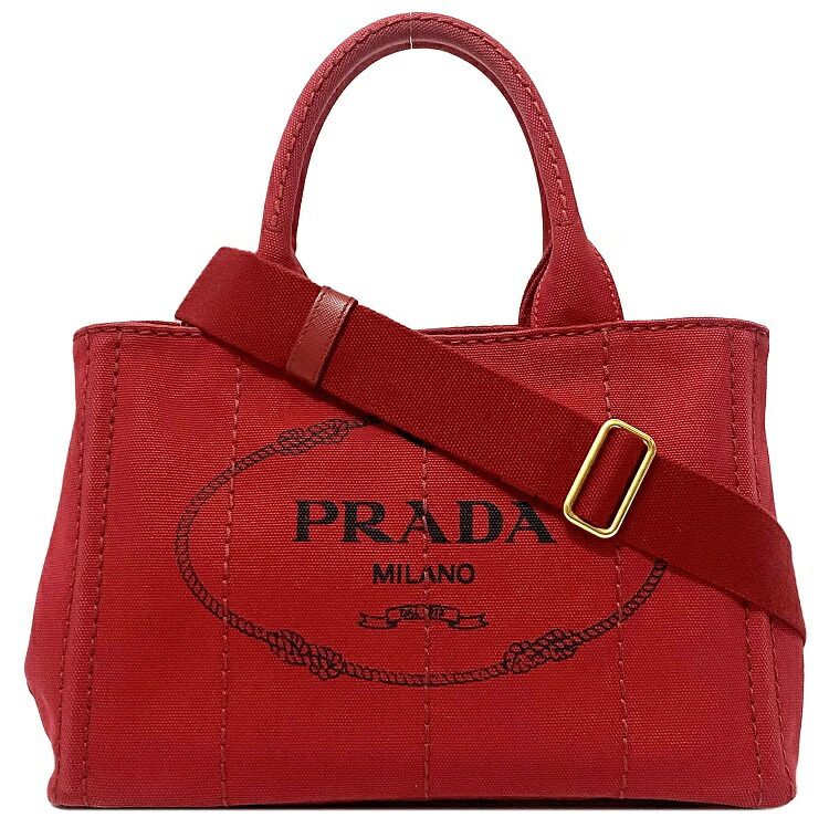 PRADA プラダ ホワイト 三角ロゴ 定番 ナイロントート バッグ - 通販