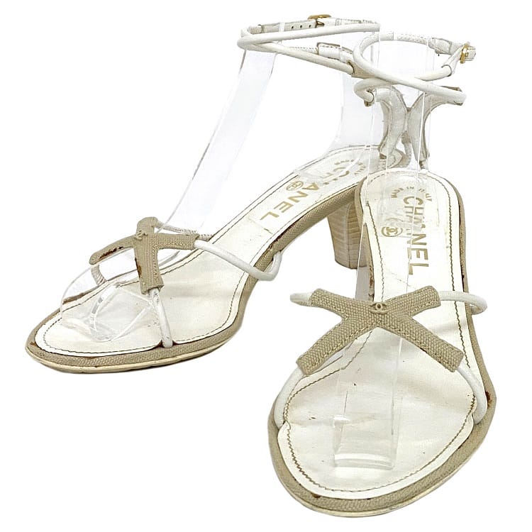 【マトラッセで夏を上品に♪】CHANEL サンダル チェーン CCロゴ 2757.jpg