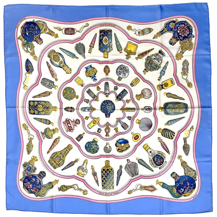 エルメス スカーフ カレ 90 ベージュ ブルー アトランティス大陸 エルメス スカーフ カレ 90 ベージュ ブルー アトランティス大陸