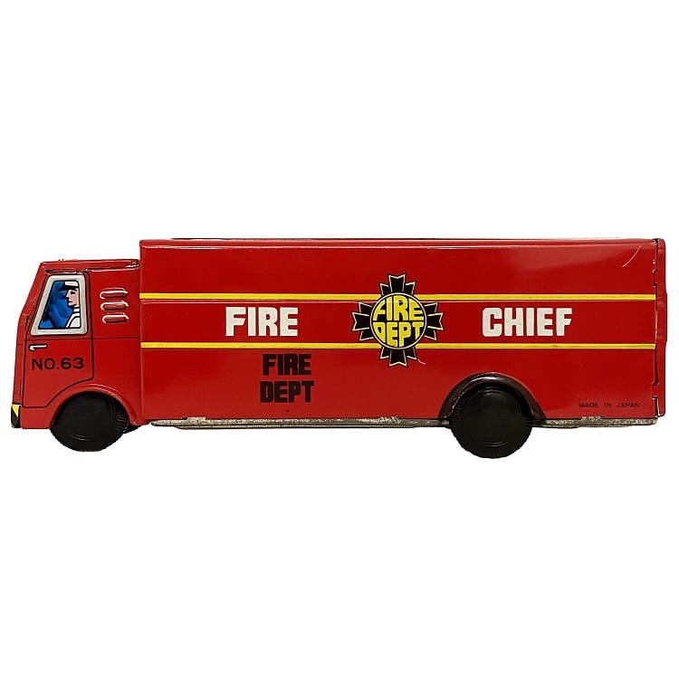 【楽天市場】【送料無料】 消防車 おもちゃ 自動車 乗り物 ブリキ 