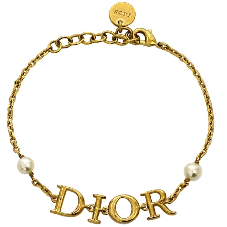 【美品】クリスチャンディオール  ブレスレット DIOR PARIS ゴールド Dior ディオール DIOR PARIS ブレスレット｜Yahoo!フリマ（旧