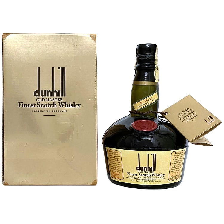 【楽天市場】【送料無料】 ダンヒル オールドマスター dunhill OLD MASTER Finest Scotch Whisky ウイスキー  未開封 未開栓 内容量 750ml アルコール度数 43% 酒 お酒 洋酒 古酒 アルコール 箱付き プレゼント ギフト 贈り物 記念日 誕生日  コレクション ...