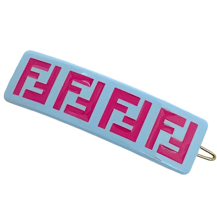 FENDI フェンディ バレッタ FF 鼈甲 Hair ブラウン レディース 茶 楽天市場】【送料無料】 フェンディ バレッタ ブラウン ゴールド