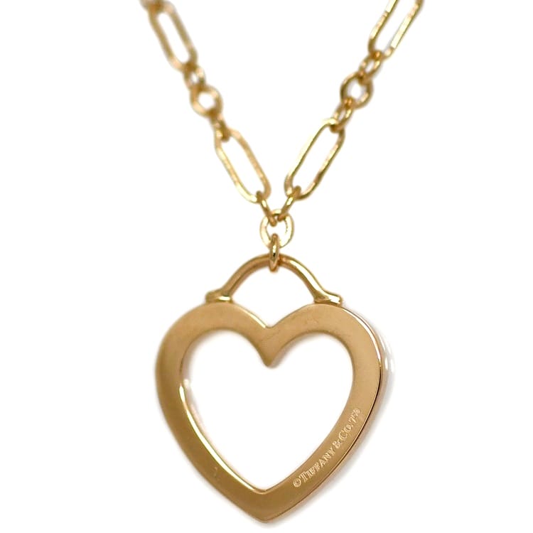 ティファニー　ハート　ネックレス　シルバー　ゴールド　センチメンタル Tiffany & Co. - 美品 Tiffany＆Co. ティファニー