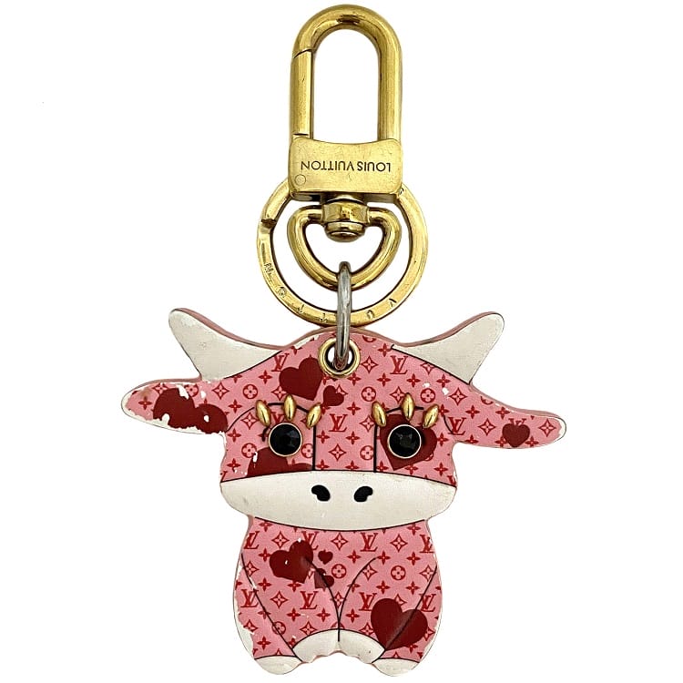 ルイヴィトン ポルトクレ　レオパード ハート　チャーム キーホルダー　金 楽天市場】LOUIS VUITTON ルイ ヴィトン ポルトクレ レオパード