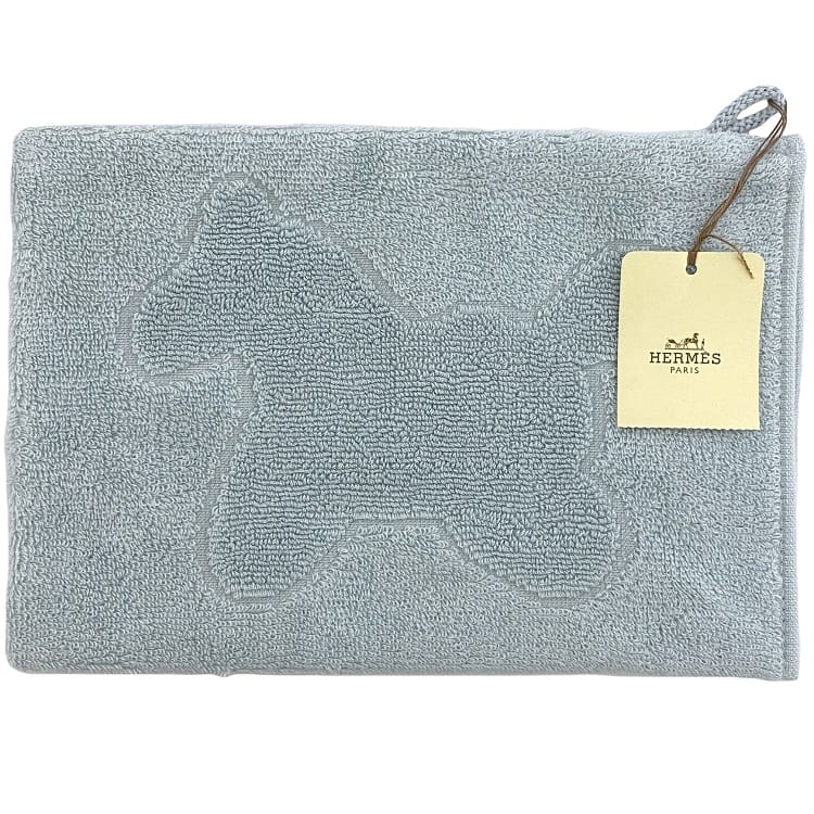 HERMES エルメス ハンドタオル ベビーバスミトン タオル 馬 タグ付き HERMES エルメス ハンドタオル ベビーバスミトン タオル 馬 タグ
