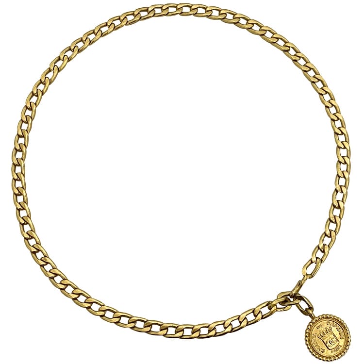 CHANEL シャネル ゴールド チェーンベルト 203 コインモチーフ 中古・古着通販】CHANEL (シャネル) コインモチーフチェーン