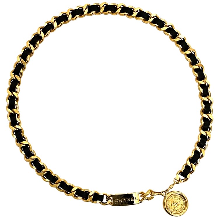CHANEL シャネル　マットゴールド　チェーンベルト　本物 CHANEL シャネル マットゴールド チェーンベルト 本物
