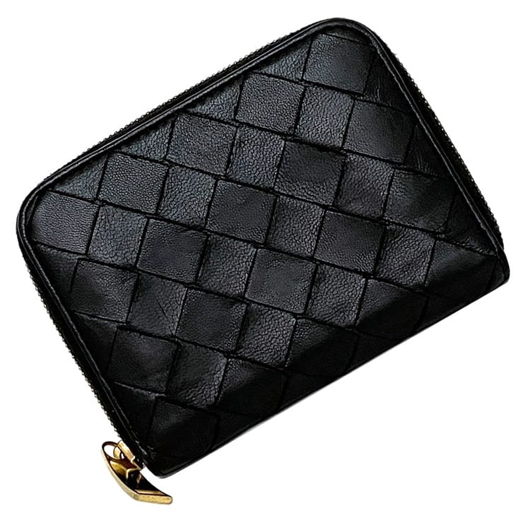 【美品】Bottega Veneta ブラック コインケース ボッテガヴェネタ コインケース フラグメントケース メンズ