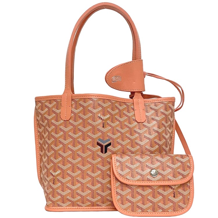 ゴヤール/GOYARDアンジュミニポーチ グレトートバック 海外希少【GOYARD/ゴヤール】アンジュ トートバッグ ミニポーチ