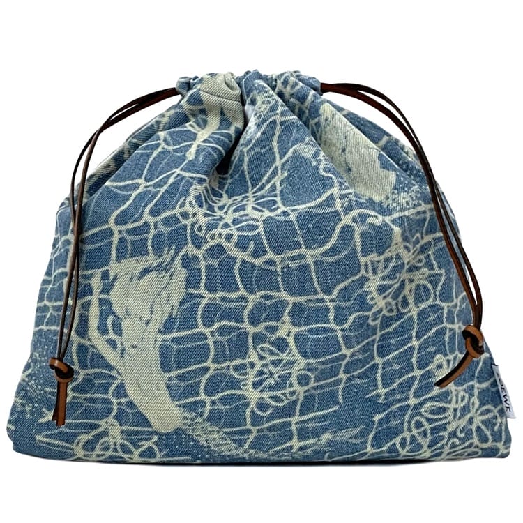 楽天市場】ロエベ LOEWE バッグ DRAWSTRING POUCH L STRIPES