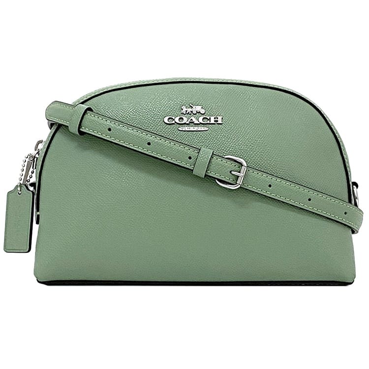 【送料無料】 コーチ ショルダーバッグ ec-22444 ライトグリーン CR348 未使用 美品 レザー Sランク COACH クロスボディ 肩掛け ファスナー ロゴ シンプル レディース プレゼント ギフト 贈り物 記念日 誕生日 革 緑色 バッグ 鞄 お洒落 小さい 上品 ブランド 本物 鑑定済み