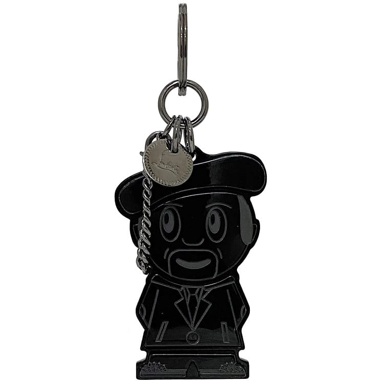 クリスチャンルブタン ホイッスル チャーム GP 笛 ガンメタリック キーホルダ クリスチャンルブタン ホイッスル チャーム GP 笛 ガン