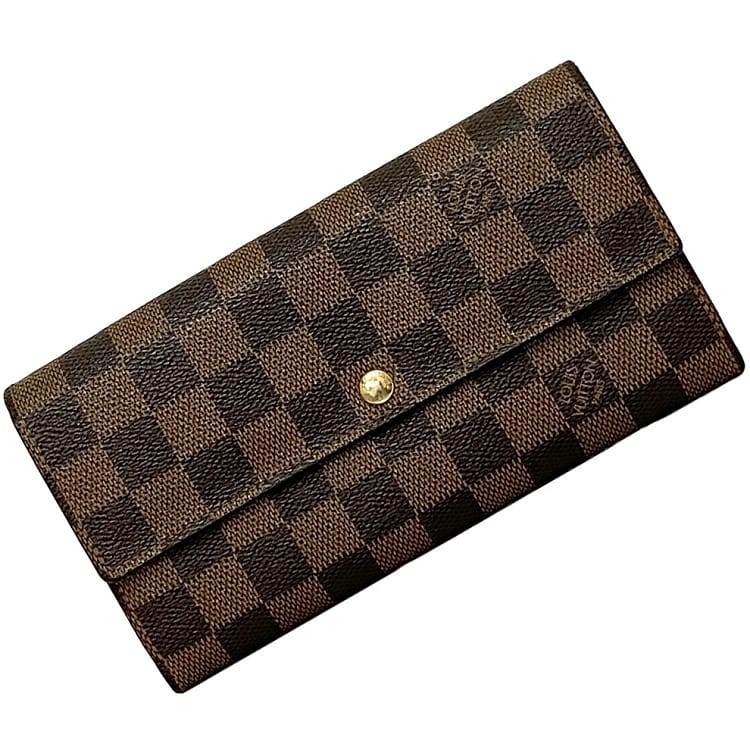 ☆極美品大人気本物鑑定済ルイヴィトンダミエ二つ折長財布 LOUIS VUITTON ルイヴィトン 長財布 破格本物 ダミエアズール