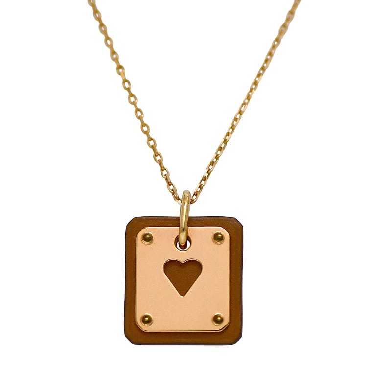 エルメス アス ドゥ クール As de Coeur トランプ スート ピアス HERMES （新品・未使用品）エルメス アス ドゥ クール トランプ