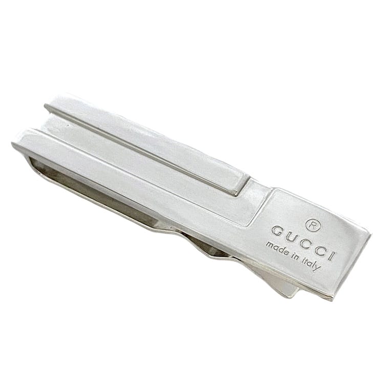 グッチ　GUCCI マネークリップ　シルバー925 楽天市場】【送料無料】 グッチ マネークリップ シルバー 美品