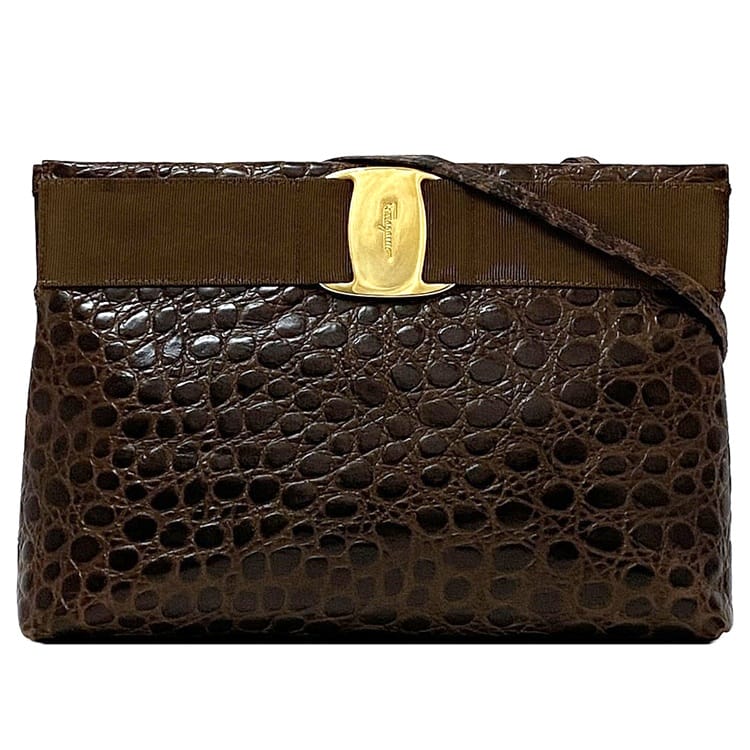 超美品✨ Ferragamo フェラガモ 2way ショルダー クラッチ　ヴァラ 楽天市場】【8/1(金)0時〜24h限定ポイント10倍】 フェラガモ