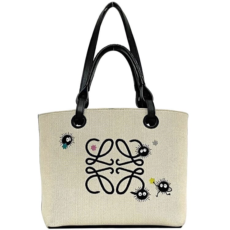 楽天市場】ロエベ ジブリコラボ ハウルの動く城 巾着ポーチ ブルー