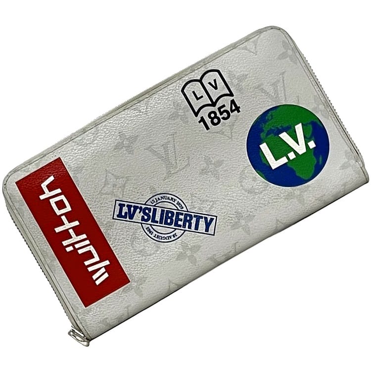 【貨物輸送無料】 ルイ ヴィトン 長紙入れ ジッピー まとめ役 ec-22851 薄墨色 赤いこと マルチ色合い モノグラム ロゴタイプ謂われ因縁 M67824 ラウンド ジッパー 紙入れ 美品 モノグラム帆布 中古 CA1189 LOUIS VUITTON 刷り上げる LV 世界 1854 大収容能力 ブランド名 本物 積もり書き済