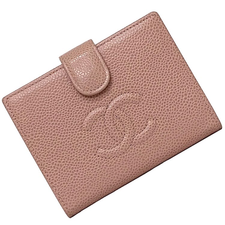楽天市場】シャネル CHANEL 財布 がま口 二つ折り財布 ココ
