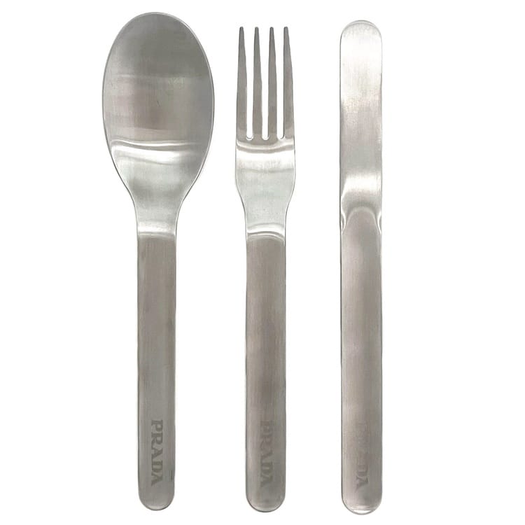 楽天市場】プラダ PRADA お弁当箱 ランチボックス シルバー 2up001