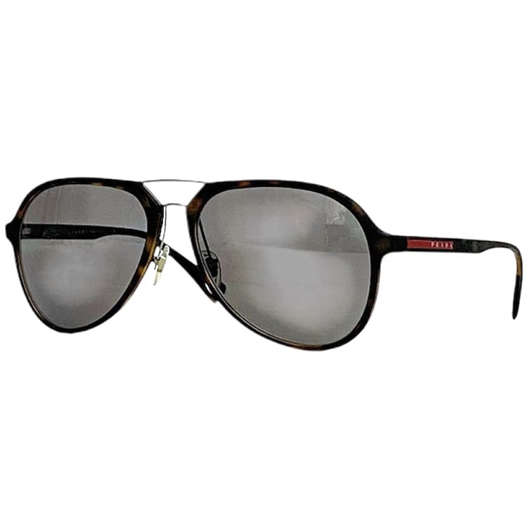 【送料無料】 プラダ サングラス ec-23729 ブラウン スポーツ 美品 プラスチック 中古 PRADA ティアドロップ プラダスポーツ ワンカラー マット メンズ レディース ヴィンテージ 定番 人気 スポーツライン 茶色 サイドロゴ 男女兼用 シンプル ブランド 本物 鑑定済み
