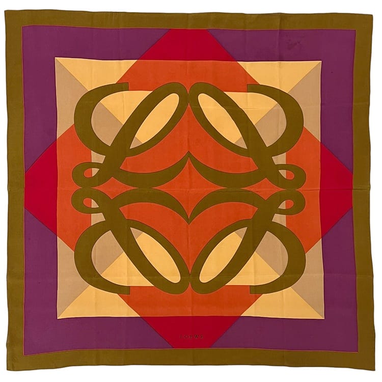 楽天市場】□新品同様□ LOEWE ロエベ アナグラム スカーフリング