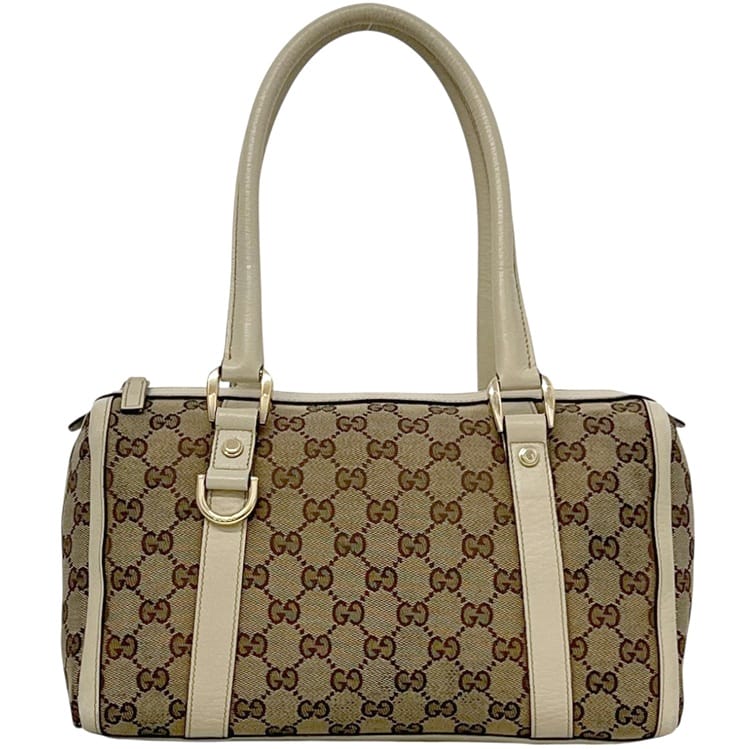 楽天市場】グッチ GUCCI ミニ ボストンバッグ 0000851 茶 黄 ブラウン