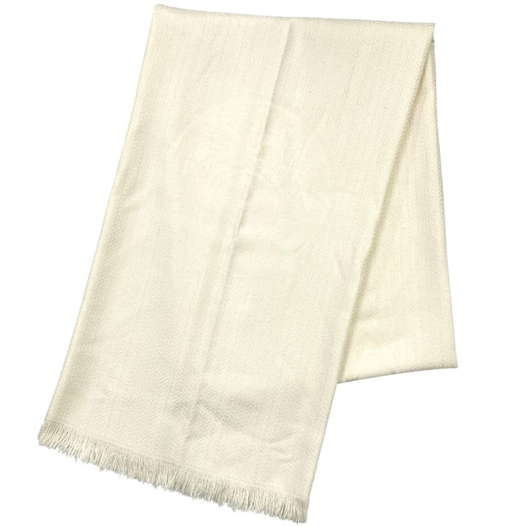 エルメス　ストール＜ニュー・リブリス＞　イヴォワール　アイボリー　白　未使用品 エルメス ストール＜ニュー・リブリス＞ イヴォワール アイボリー 白