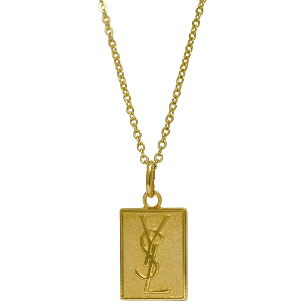 楽天市場】イヴサンローラン ネックレス レディース YSLロゴ