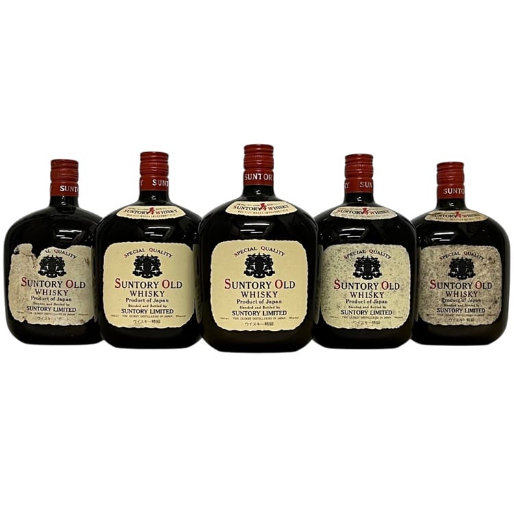 【送料無料】 サントリーオールド 5本セット SUNTORY OLD WHISKY セット商品 ウイスキー 未開封 未開栓 内容量 760ml アルコール度数 43度 酒 国産 サントリー オールド WHISKY だるま ec-25281 アルコール 人気 コレクション プレゼントにも ヴィンテージ 定番