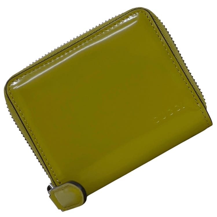 グッチ コインケース カーキ緑であること 緑 817375 未当て嵌める 御釣り入れ 札入れ なめし革 S価値づける 496334 GUCCI