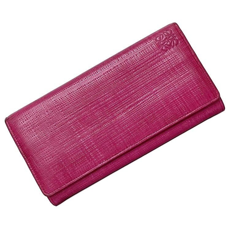 ✨専用✨　LOEWE 長財布　アナグラム　アマソナ　南京錠　ファスナー 人気 ロエベ 長財布 アマソナ レザー グレー アナグラム