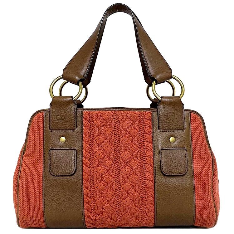 Chloe ミディアムハンドバッグ オレンジ SS25 ec-18575-1.jpg