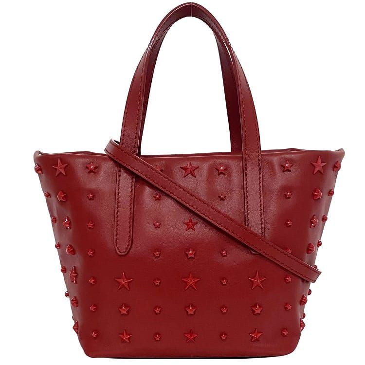 ジミーチュウ JIMMY CHOO 2WAY パイソンレザー レッド バッグ web限定アイテム Jimmy Choo】ジミーチュウ『ショッパートートS