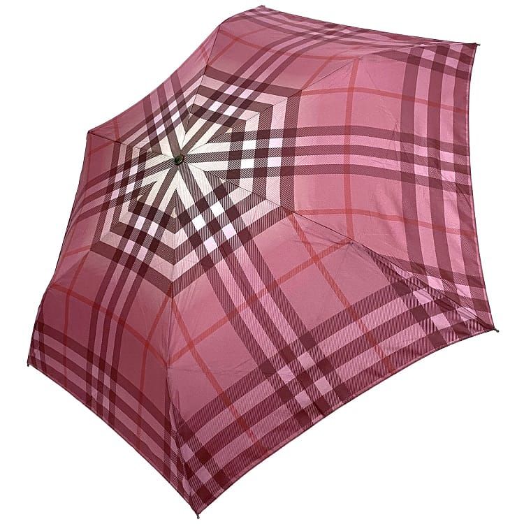 値下げ　新品　タグ付　Burberry バーバリー　深緑ノバチェック　折り畳傘 楽天市場】バーバリー BURBERRY 総チェック柄 ロゴ入り 紳士