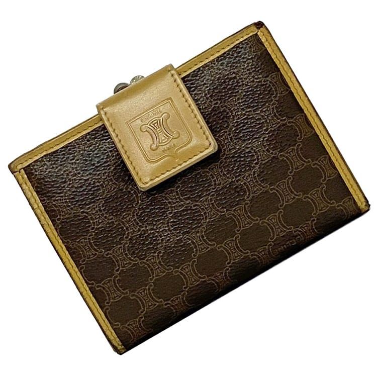 楽天市場】セリーヌ CELINE 二つ折り財布 がま口 小銭入れ マカダム