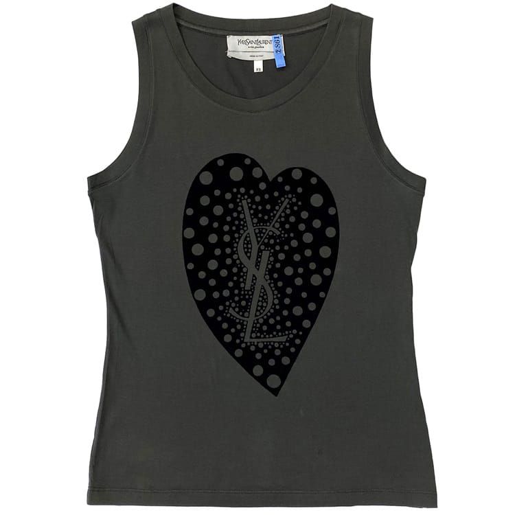 楽天市場】サンローランパリ トップス Tシャツ ロゴ ハート