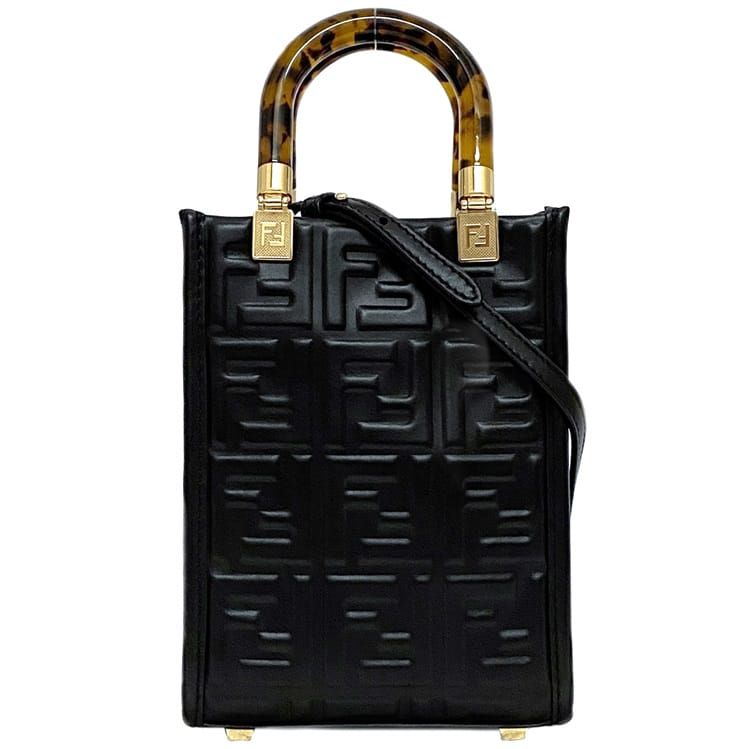 FENDI ロゴトートバッグ ブラック 楽天市場】FENDI(フェンディ) ビーズロゴ トートバッグ
