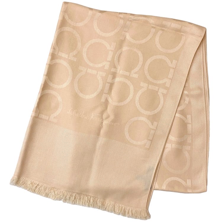 楽天市場】未使用 フェラガモ マフラー ガンチーニ メンズ カシミヤ