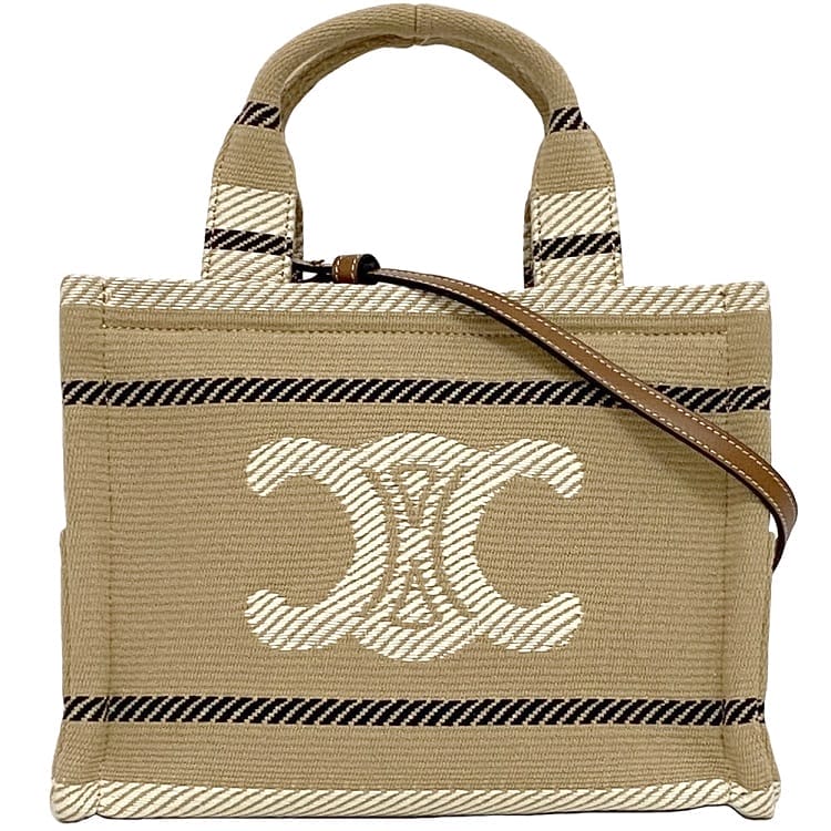 セリーヌ ２way バッグ カバ タイス スモール f-22695 ベージュ トリオンフ 美品 ショルダーバッグ キャンバス レザー 中古 U-GA-1242 CELINE ハンドバッグ ロゴ ボーダー 自立 ミニバッグ 軽い 肩掛け 使いやすい 人気 定番 シンプル ブランド 本物 鑑定済み 楽天市場】【送料無料】 セリーヌ 2way バッグ カバ タイス スモール