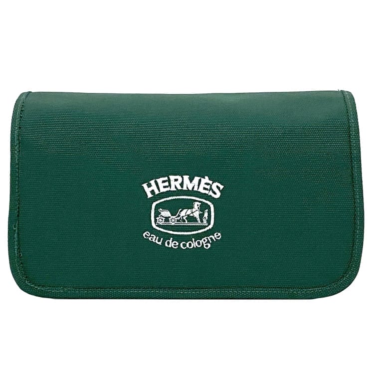 【非売品】HERMES　 エルメス　 ポーチ　ノベルティ　グリーン ナイロン 楽天市場】【バッグ】HERMES エルメス トラベルポーチ マルチ