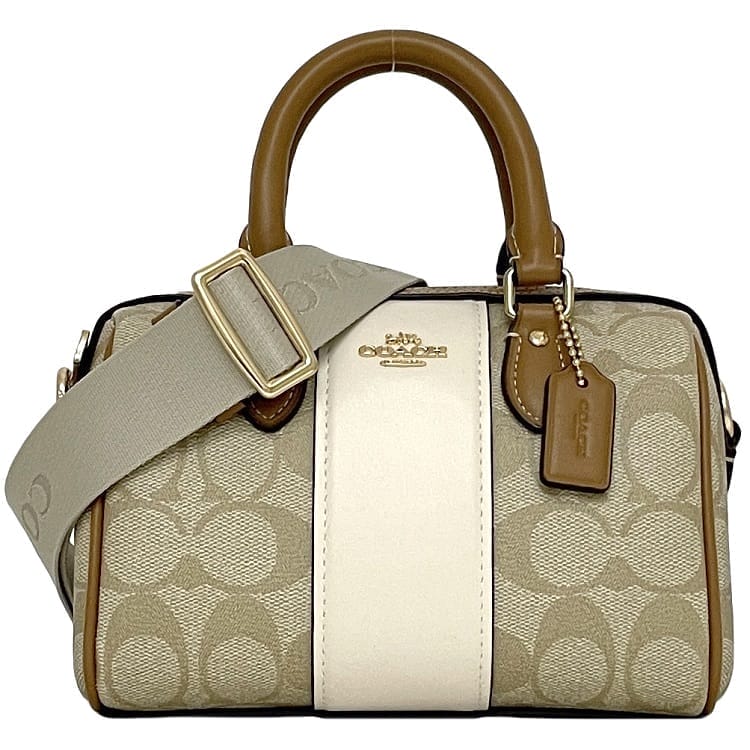 新品 COACH コーチ ハンドバッグ トートバッグ 肩掛け オプアート 茶 楽天市場】コーチ COACH トートバッグ レザー オールドコーチ
