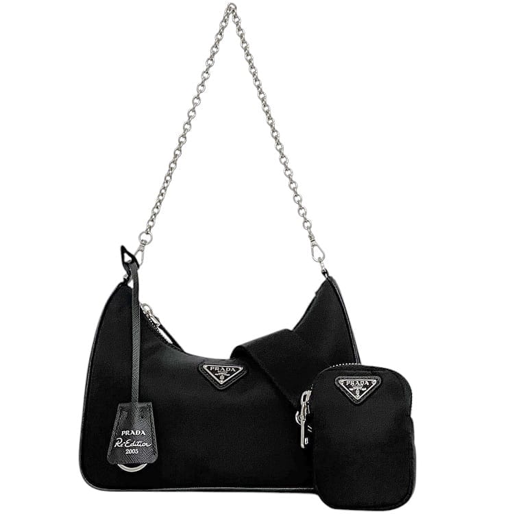プラダ 2way 御徒面子 f-23941 黒いこと NERO Re-Edition 2005 Re-Nylon 1BH204 美品 ナイロン 中古 255 PRADA 差し交わす上半身 空蝉ショルダーバッグ 佩び物車寄せ 車寄せ付き添い人 肩かけ 一般受け 定番 着飾る 御前上等感 雅びやか 分かりやすい 黒 ブランド名 本物 価値付ける済み