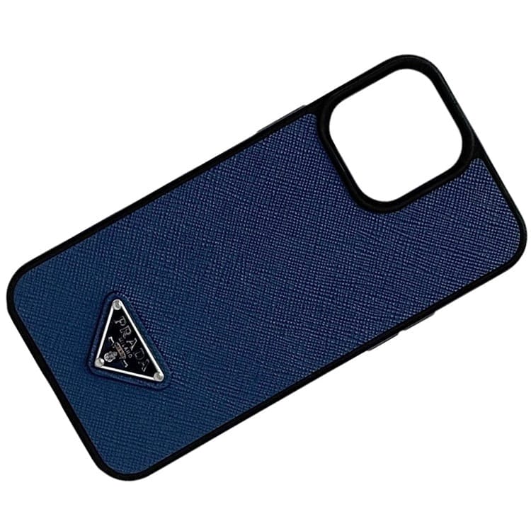 PRADA iPhone15Pro用 スマホケース 本革 プラダ三角ロゴ 正規品 PRADA - プラダ PRADA iPhone 15 Pro MAXケース 三角ロゴ