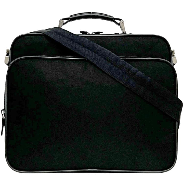 楽天市場】美品 PRADA プラダ テスート 三角ロゴプレート ブラック 黒